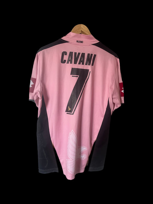 Palermo 2007/2008 Home Football Shirt Extra Large - Fits Large - Edinson Cavani
