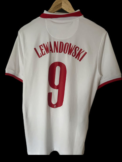 Poland 2020 Home Football Shirt Medium - Robert Lewandowski