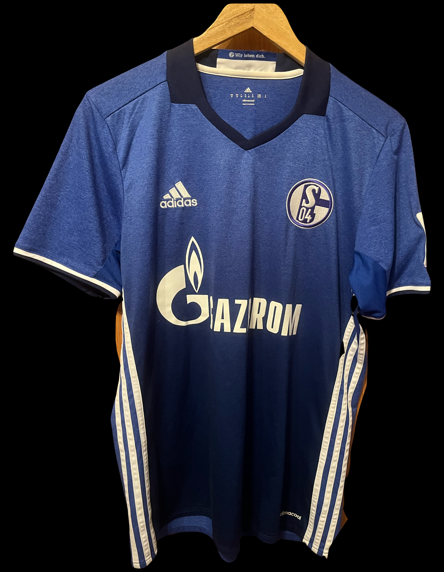 FC Schalke 04 2016/2017 Home Football Shirt Medium - Yevgen Konoplyanka