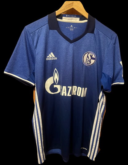 FC Schalke 04 2016/2017 Home Football Shirt Medium - Yevgen Konoplyanka