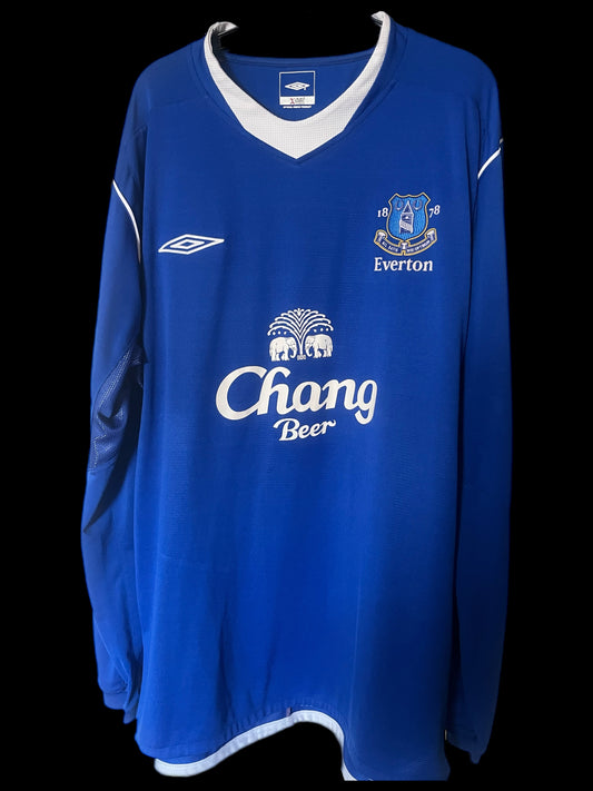 Everton 2003/2004 Home Football Shirt Extra Large - Long Sleeve