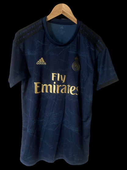 Real Madrid 2019/2020 Away Football Shirt Medium - Eden Hazard