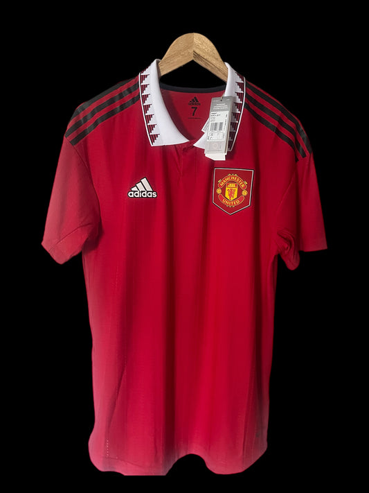 BNWT Manchester United 2022/2023 Home Football Shirt Medium - Sponsorless - Kitroom Issue