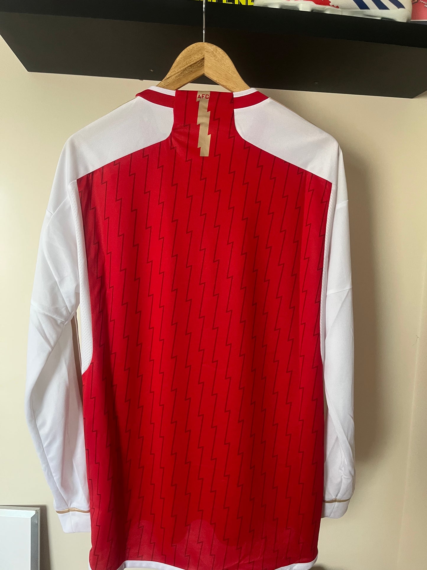 BNWT Arsenal 2023/2024 Home Long Sleeve Large