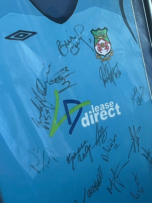 Wrexham AFC 2008/2009 Away - Squad Signed + Framed