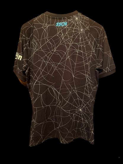 SSC Napoli 2021/2022 Fourth Football Shirt Large - Fits Medium - Halloween Limited Edition - BNWT With Box