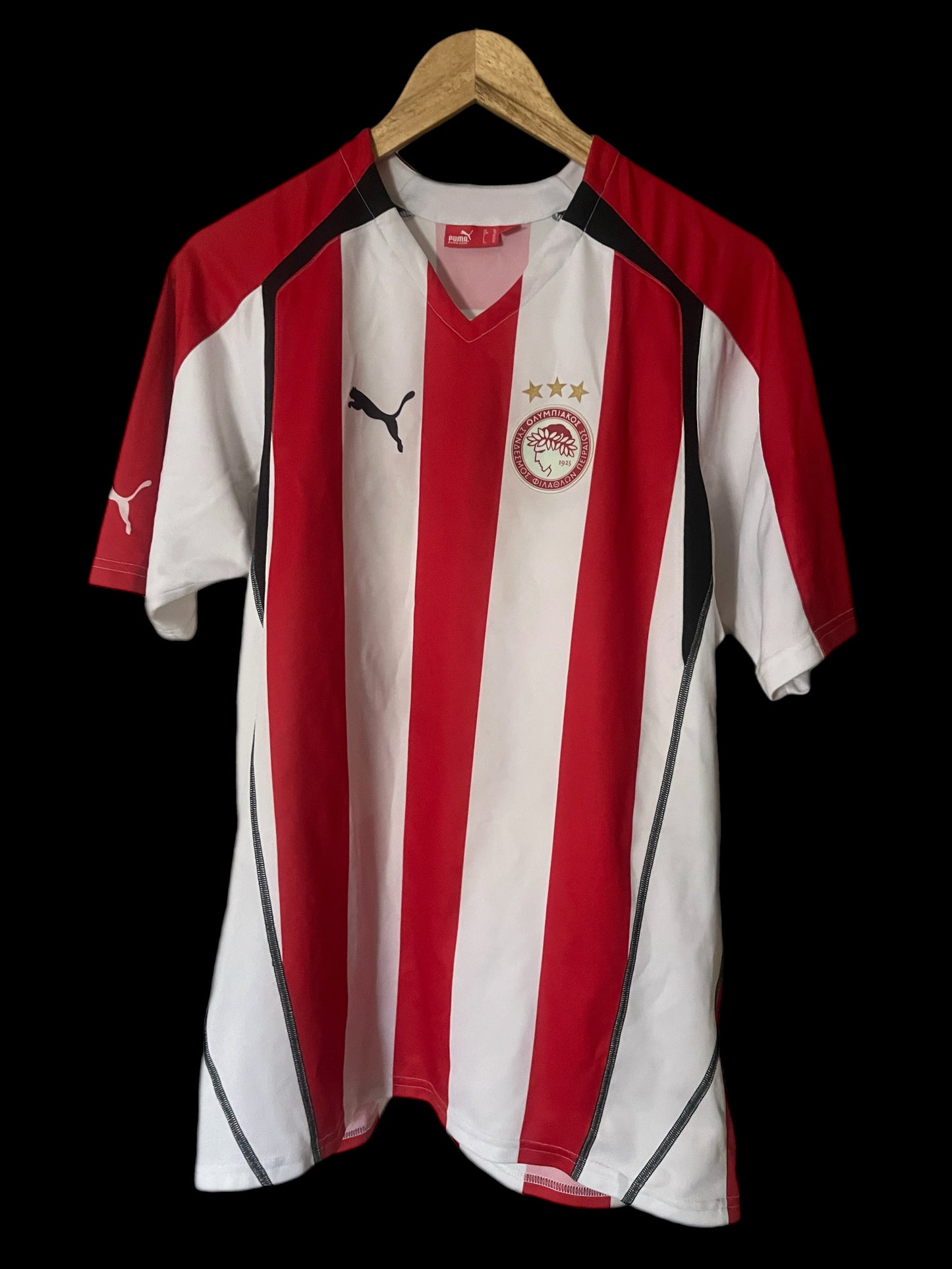 Olympiacos Piraeus 2009/2010 Home Football Shirt Extra Large - Rivaldo