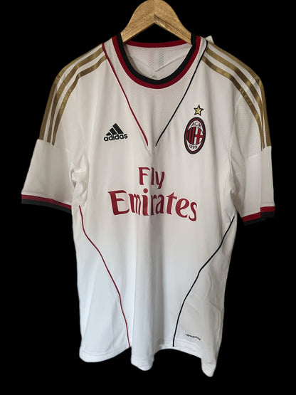 BNWT AC Milan 2013/2014 Away Football Shirt Medium - Mario Balotelli