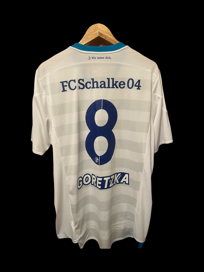 FC Schalke 04 2016/2017 Away Football Shirt Extra Large - Leon Goretzka