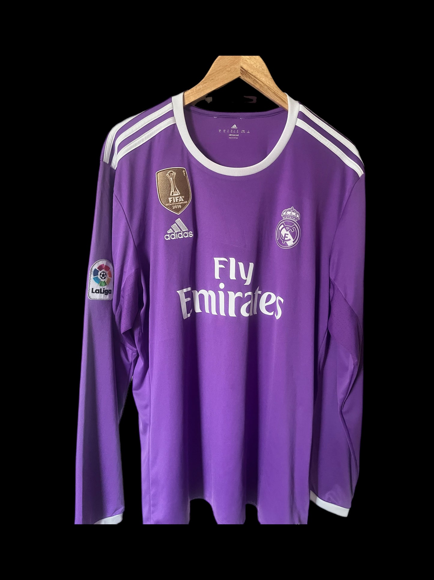Real Madrid 2016/2017 Away Football Shirt Extra Large - Long Sleeve - Cristiano Ronaldo