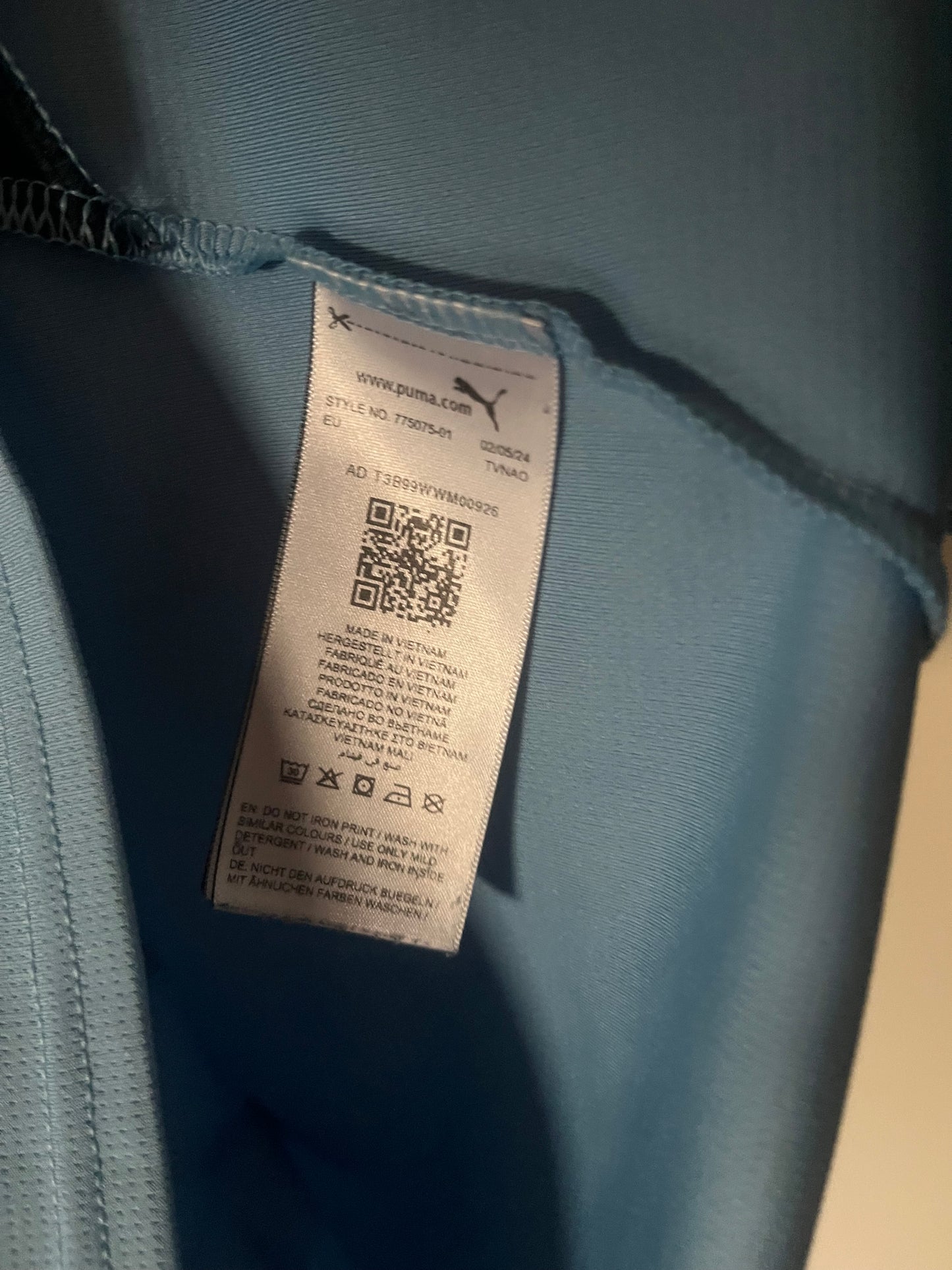 Manchester City 2024/2025 Home Football Shirt Medium - Erling Haaland