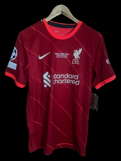 BNWT Liverpool 2021/2022 Home Football Shirt Small - Luis Diaz - UCL Final MDT