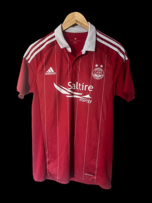 Aberdeen 2016/2017 Home Football Shirt Small