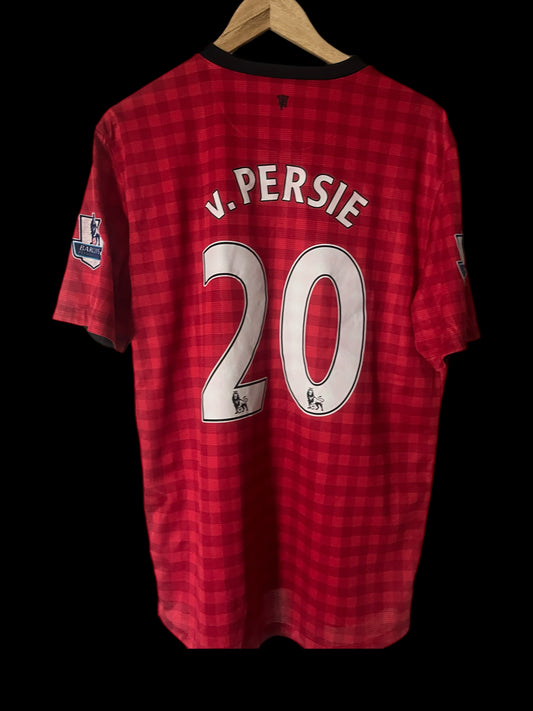 Manchester United 2012/2013 Home Football Shirt Large - Robin Van Persie