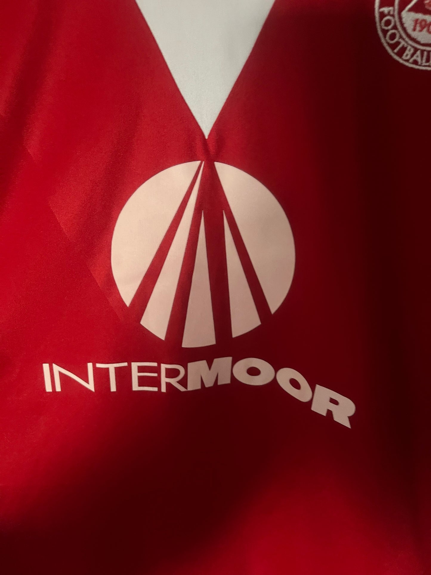 Aberdeen 2013/2014 Home Football Shirt Large - Fits Medium - Player Issue - Alternate Prototype Sponsor