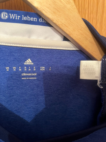 FC Schalke 04 2016/2017 Home Football Shirt Medium - Yevgen Konoplyanka