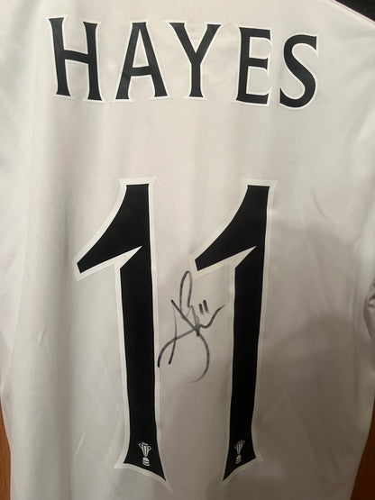 Aberdeen 2013/2014 Away Football Shirt Small - Jonny Hayes - Signed