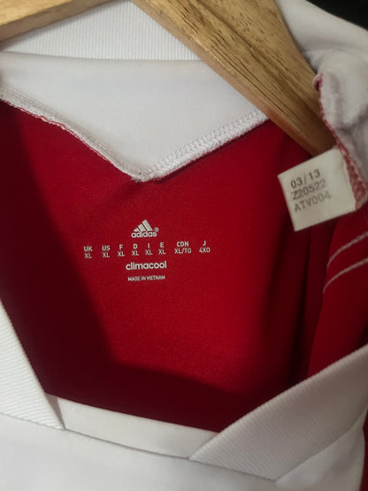 Aberdeen 2013/2014 Home Football Shirt Extra Large - Fits Large - Player Issue - Alternate Intermoor Sponsor