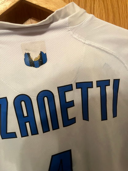 Inter Milan 2007/2008 Away Football Shirt Small - Javier Zanetti