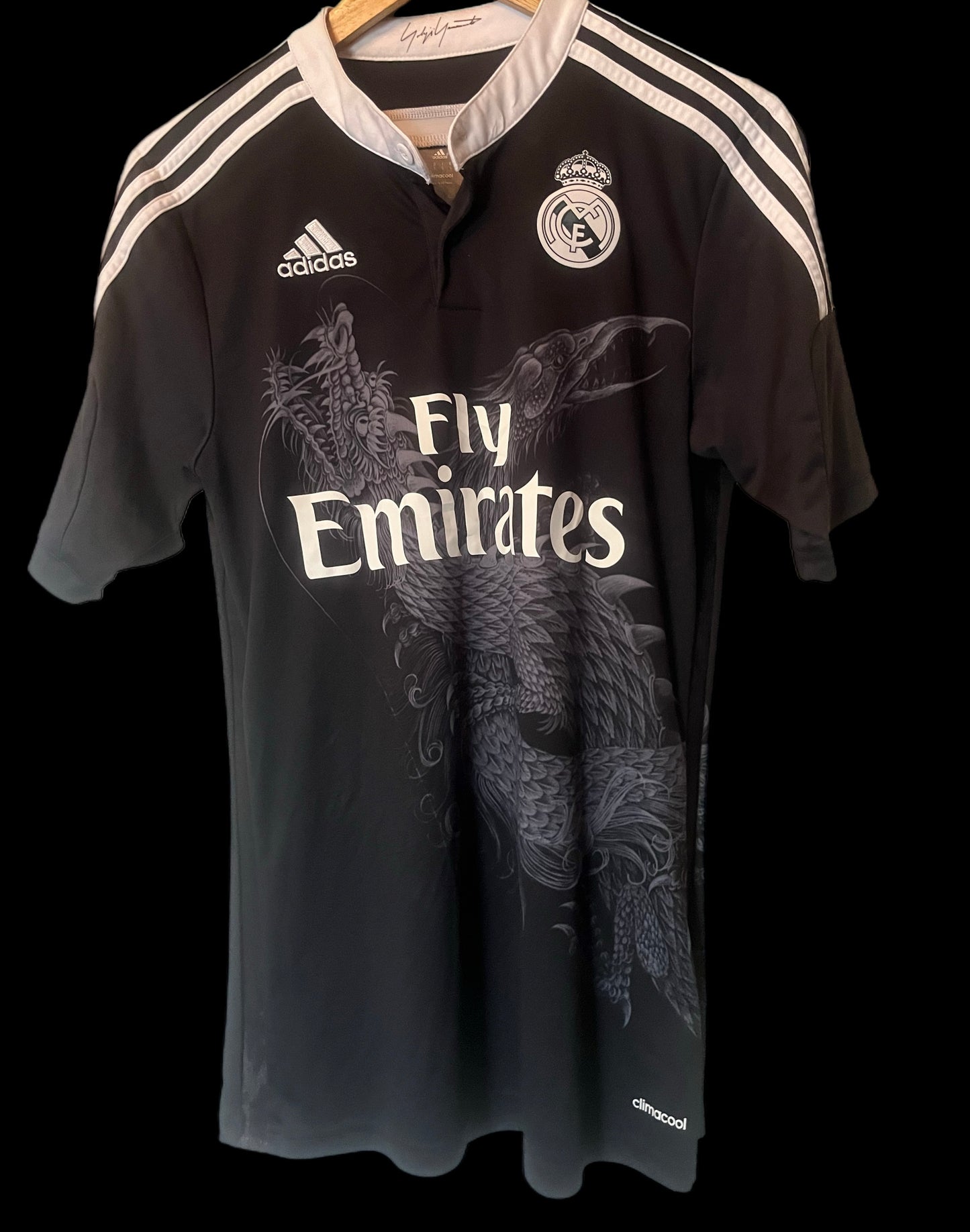 Real Madrid 2014/2015 Third Football Shirt Small - Gareth Bale