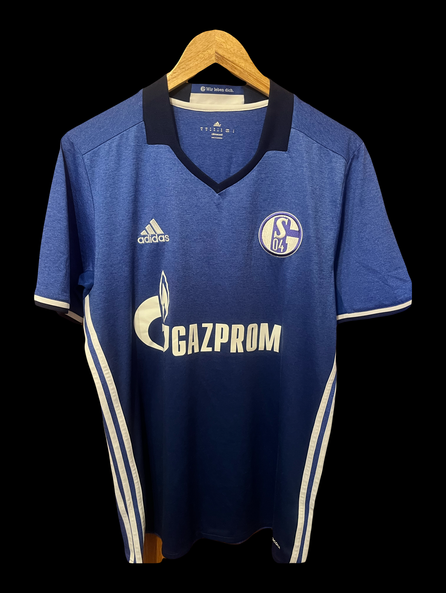 FC Schalke 04 2016/2017 Home Football Shirt Medium - Leon Goretzka