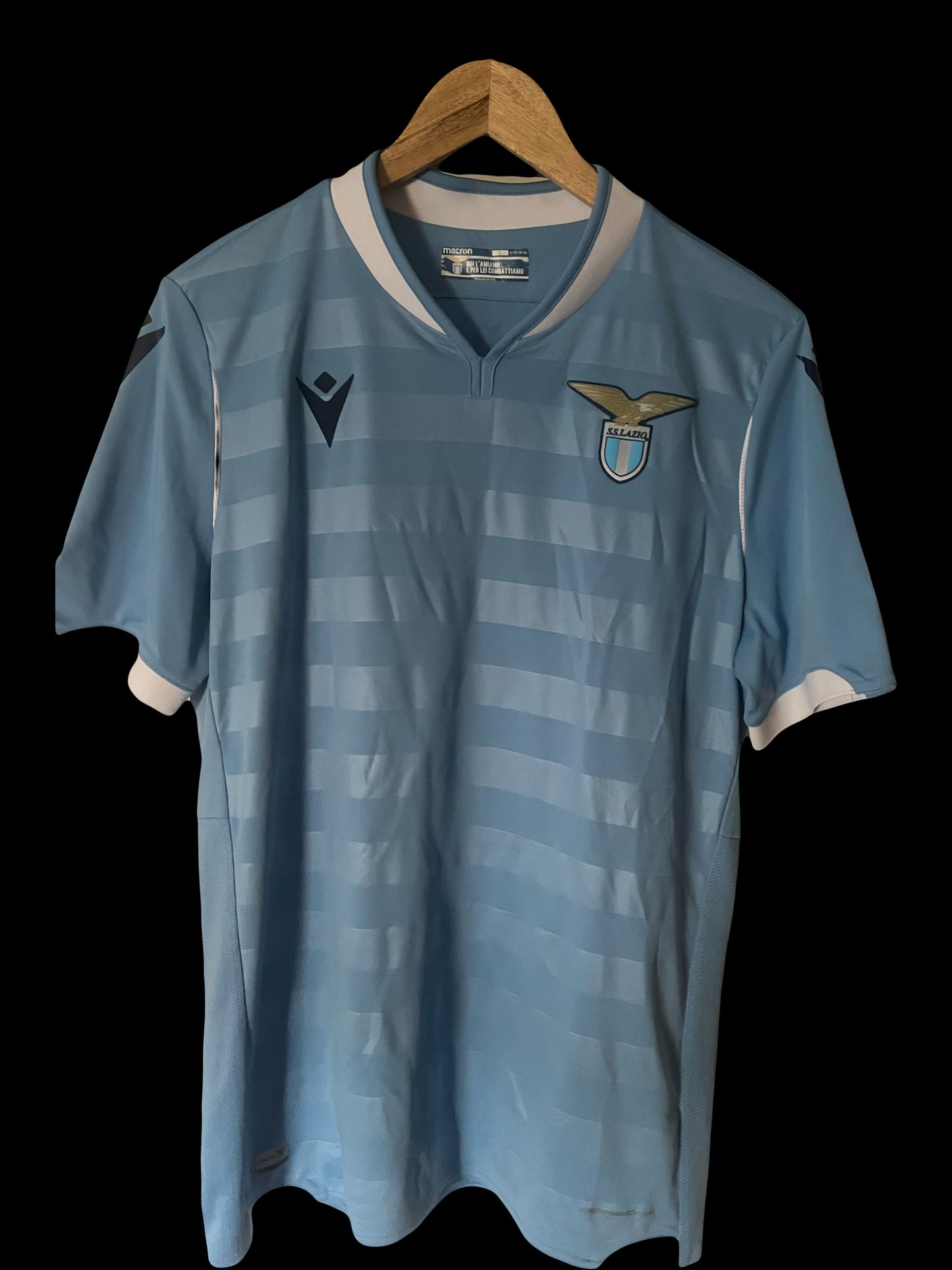 SS Lazio 2019/2020 Home Football Shirt Large - Fits Medium - Ciro Immobile