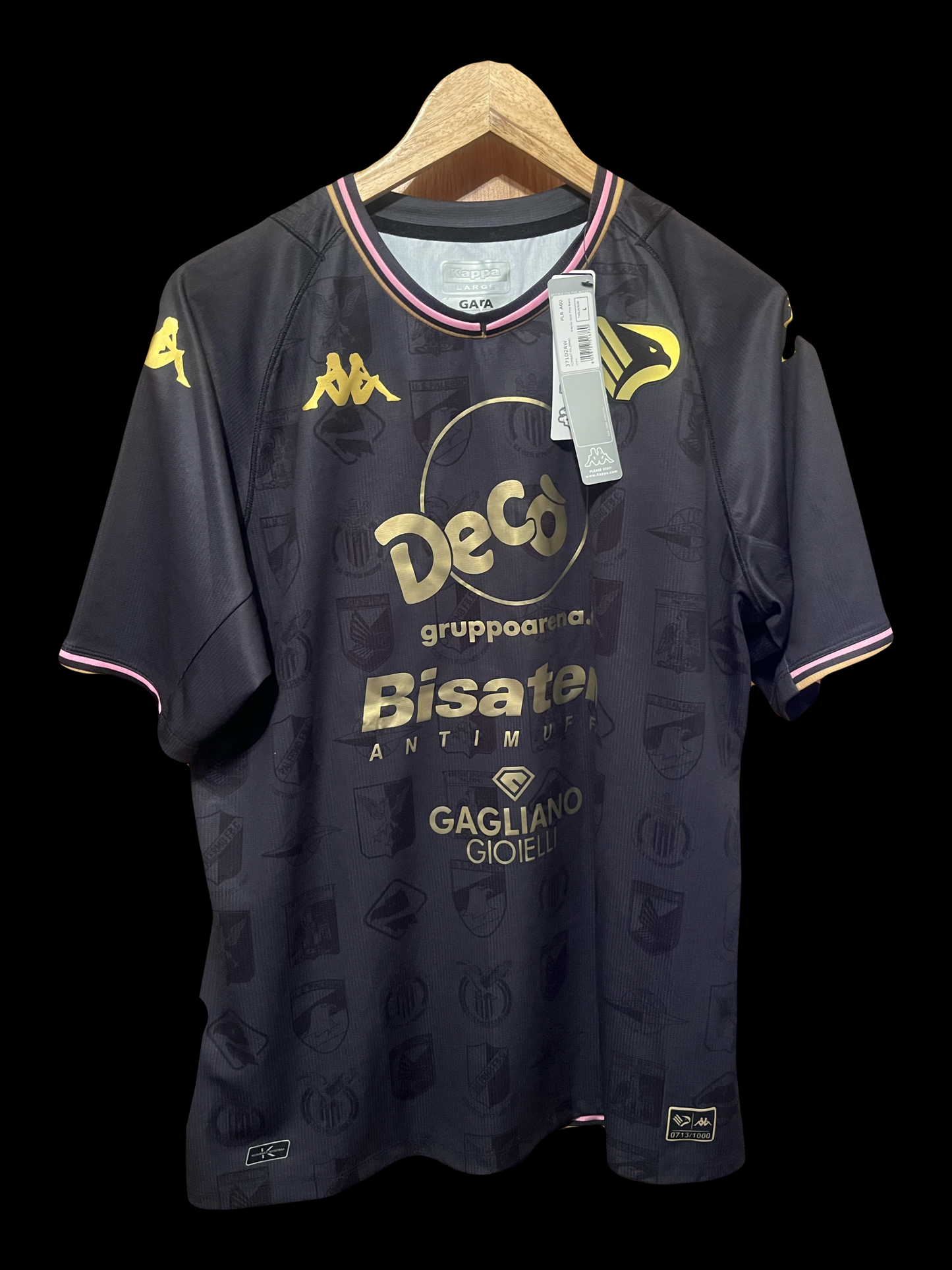 Palermo 2021/2022 Fourth Football Shirt Large - Fits Medium - Limited Edition 713/1000 - BNWT