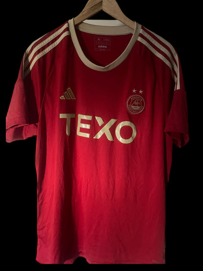 Aberdeen 2023/2024 Home Football Shirt Extra Large