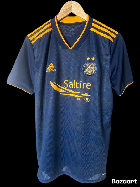 Aberdeen 2021/2022 Away Football Shirt Small