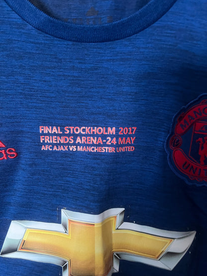 Manchester United 2016/2017 Away Football Shirt Medium - Marcus Rashford - UEL Final Match Detailing