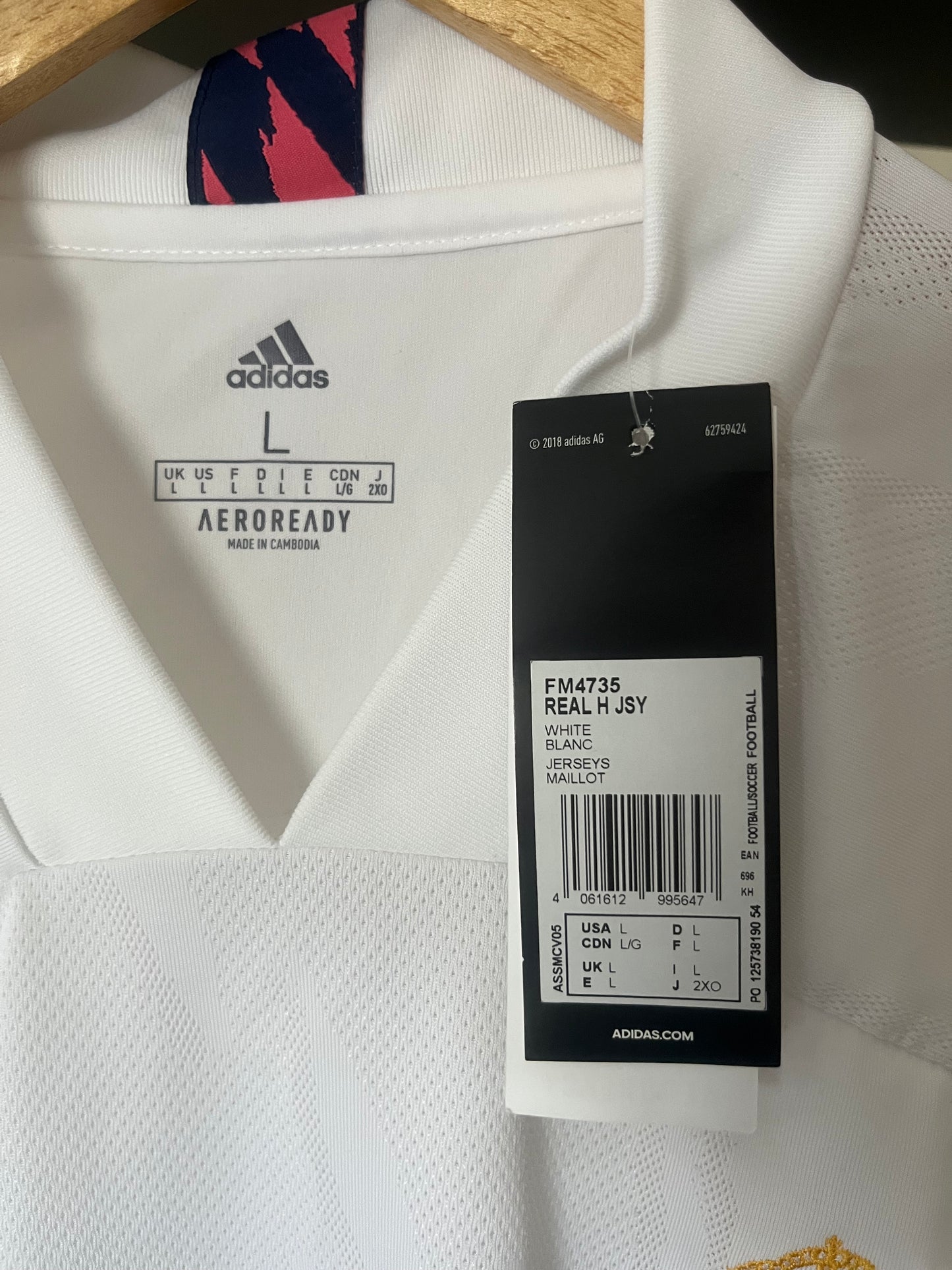 BNWT Real Madrid 2020/2021 Home Large