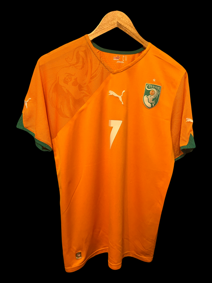 Ivory Coast (Cote D’Ivore) 2010 Home Football Shirt Medium - Seydou Doumbia