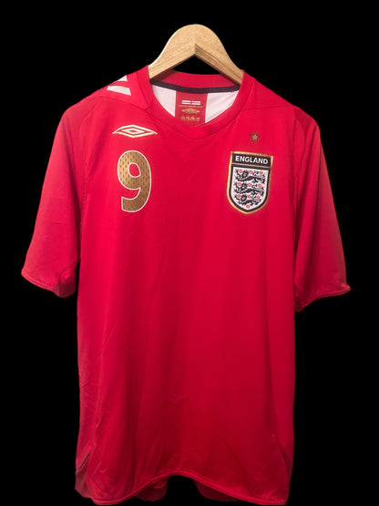 England 2006/2007/2008 Away Football Shirt Medium - Wayne Rooney