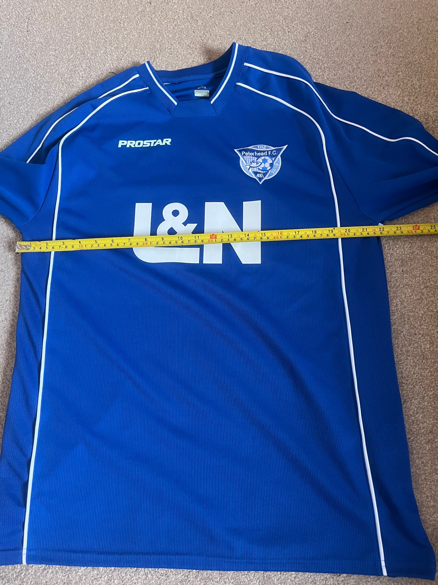 Peterhead 2005/2006/2007 Home Large - Long Sleeve