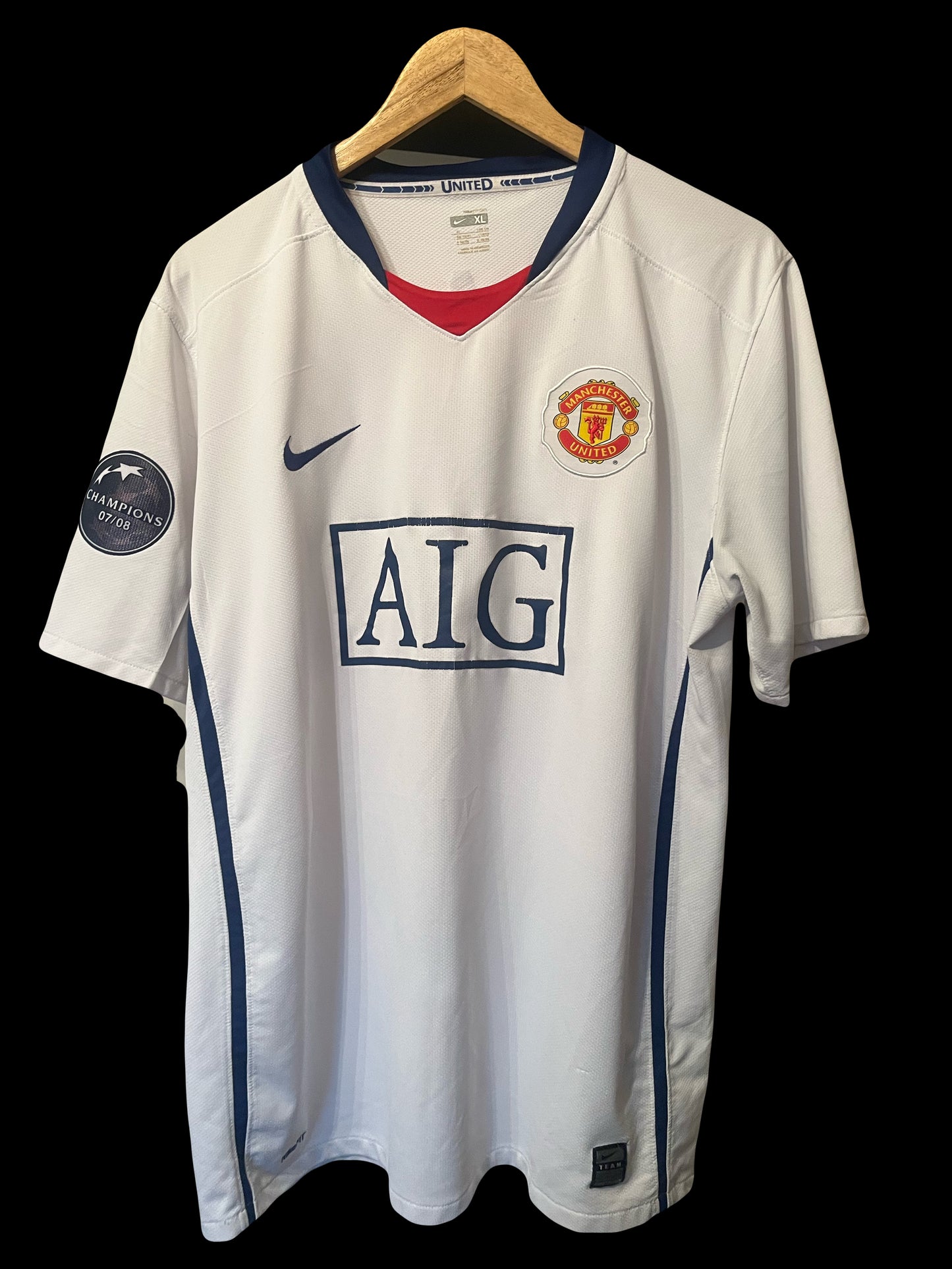 Manchester United 2008/2009 Away Football Shirt Extra Large - Cristiano Ronaldo