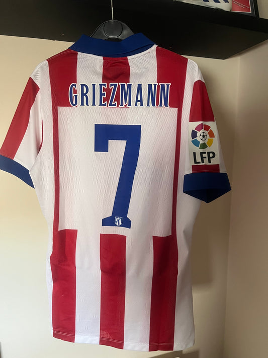 Atletico De Madrid 2014/2015 Home Medium - Fits Small - Antoine Griezmann - Kitroom/Match Issued