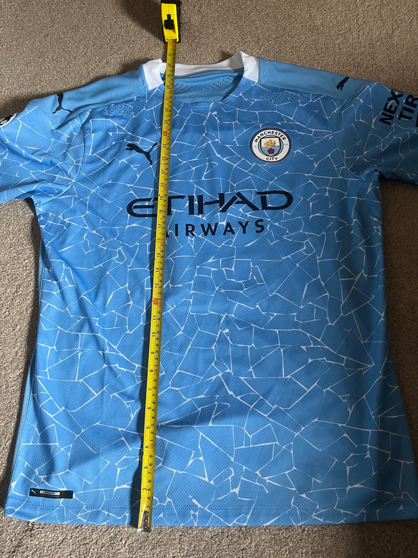 Manchester City 2020/2021 Home Extra Large - Fits Large - Player Spec - Joao Cancelo