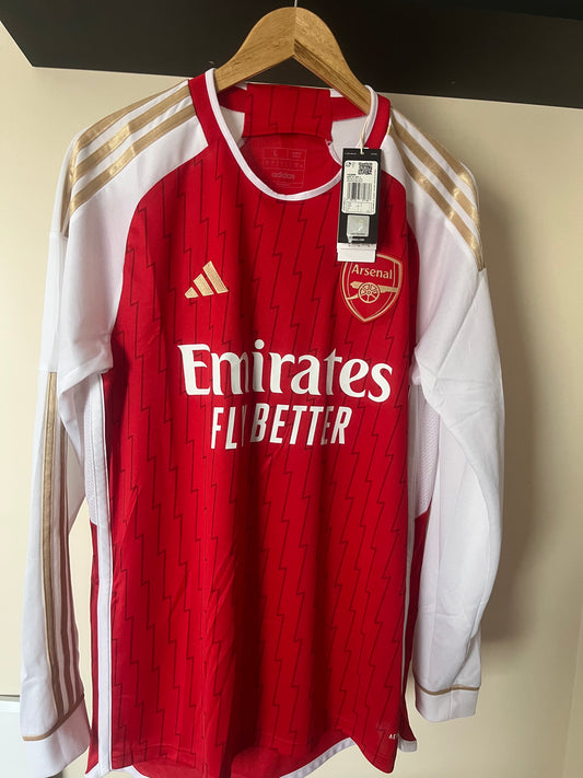 BNWT Arsenal 2023/2024 Home Long Sleeve Large