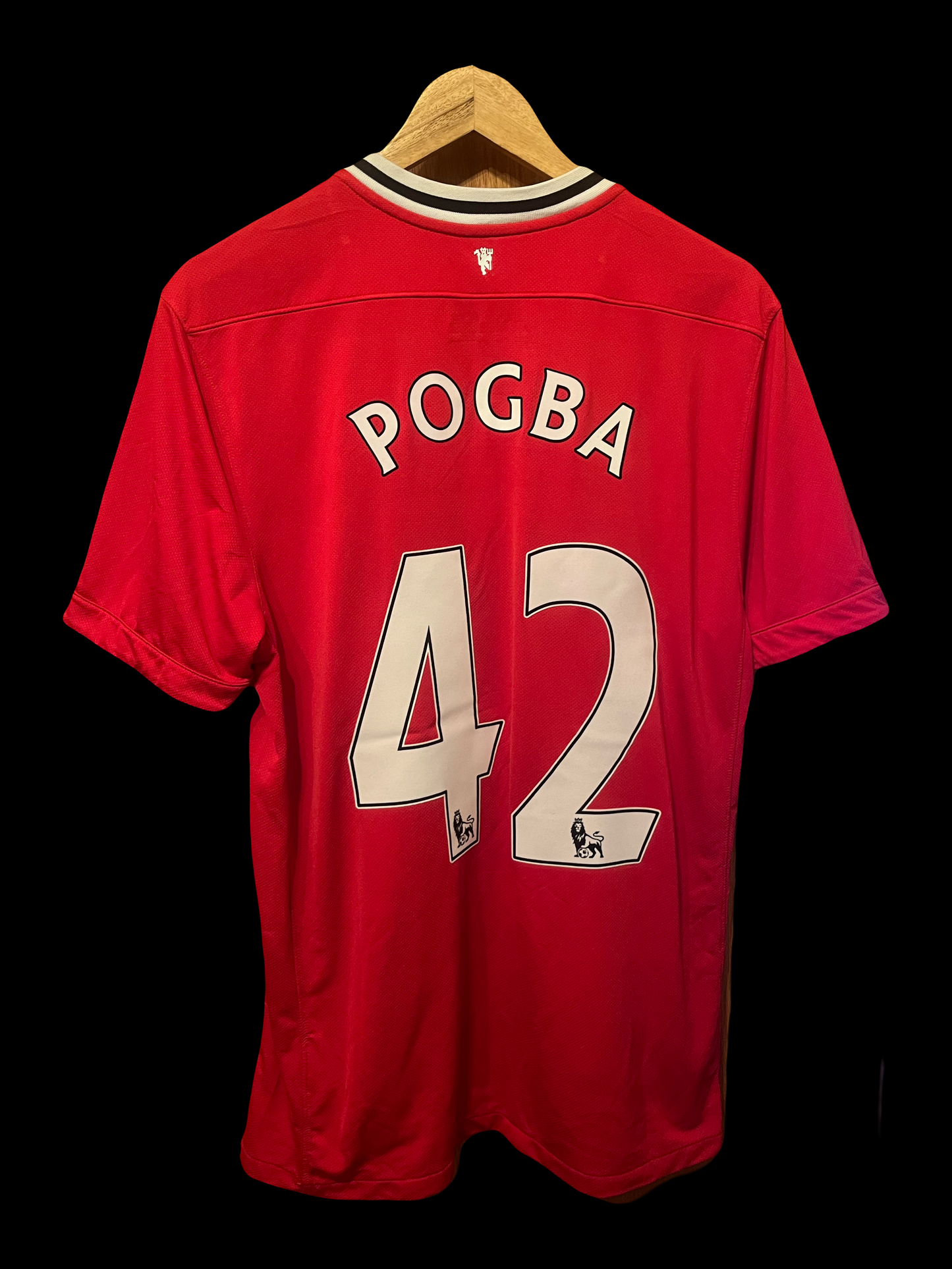 Manchester United 2011/2012 Home Football Shirt Extra Large - Paul Pogba