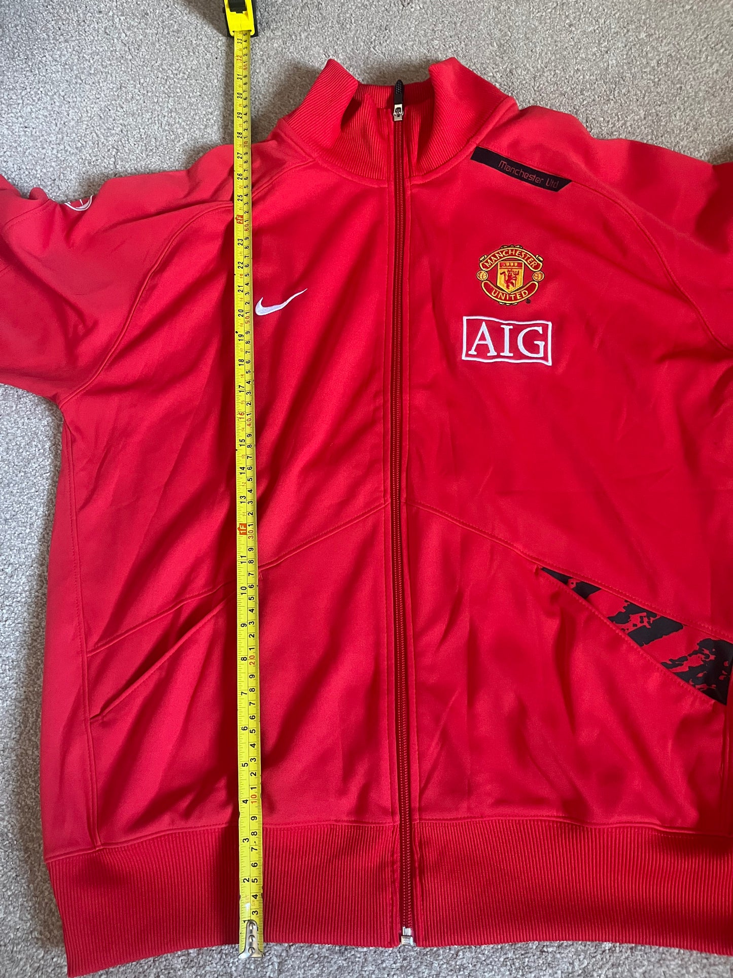 Manchester United 2007/2008 Track Zip-Up Extra Large