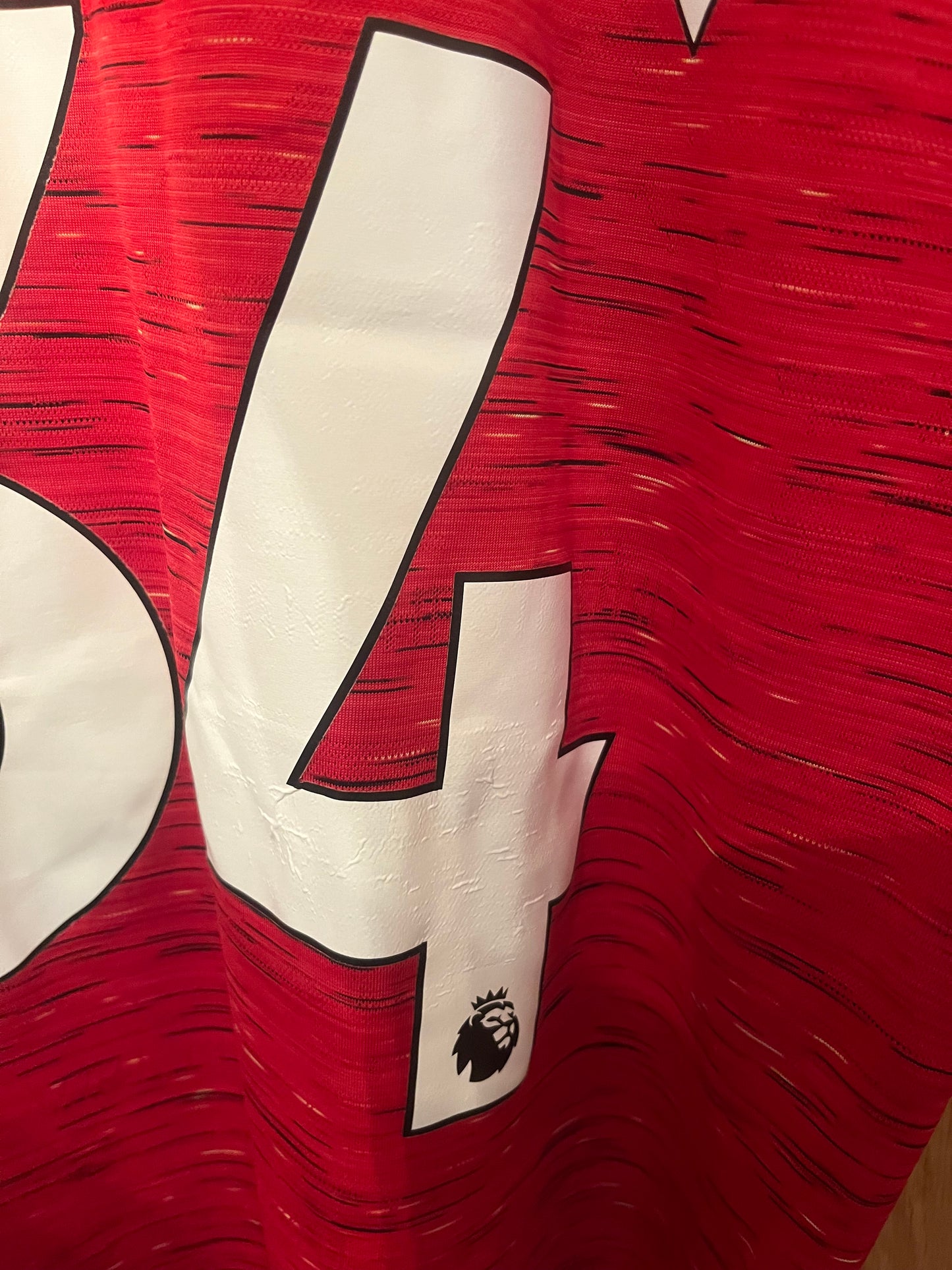 Manchester United 2020/2021 Home Football Shirt Large - Donny Van De Beek