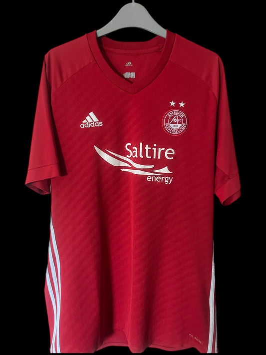Aberdeen 2017/2018 Home Football Shirt Large