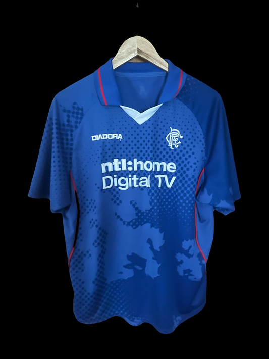 Glasgow Rangers 2002/2003 Home Football Shirt Large