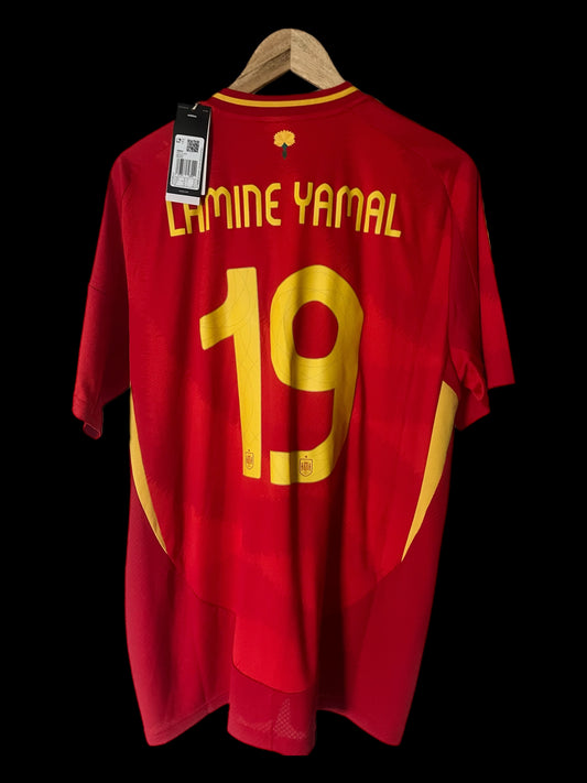 BNWT Spain 2024 Home Football Shirt Extra Large - Lamine Yamal