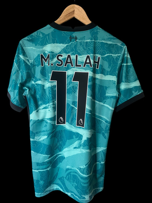 Liverpool 2020/2021 Away Football Shirt Small - Mohamed Salah