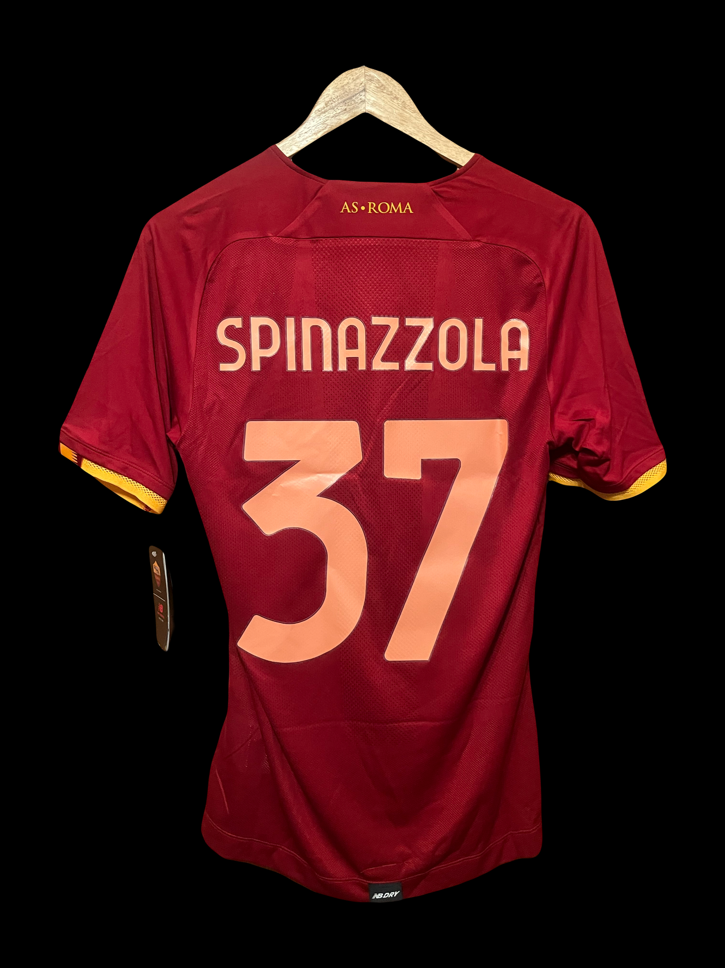 BNWT AS Roma 2021/2022 Home Football Shirt Medium - Fits Small - Player Spec - Leonardo Spinazzola