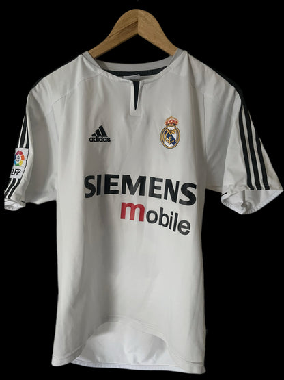 Real Madrid 2003/2004 Home Football Shirt Small - David Beckham