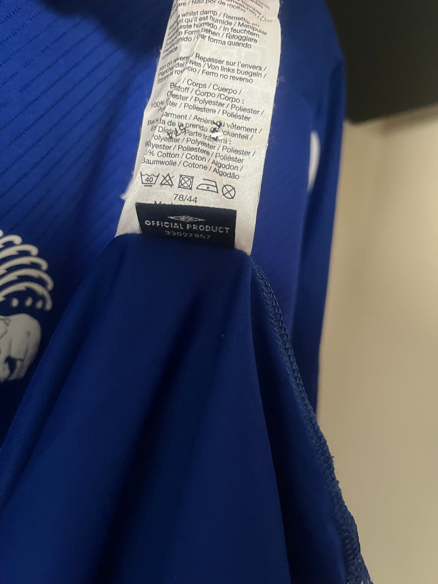 Everton 2008/2009 Home Football Shirt Extra Large