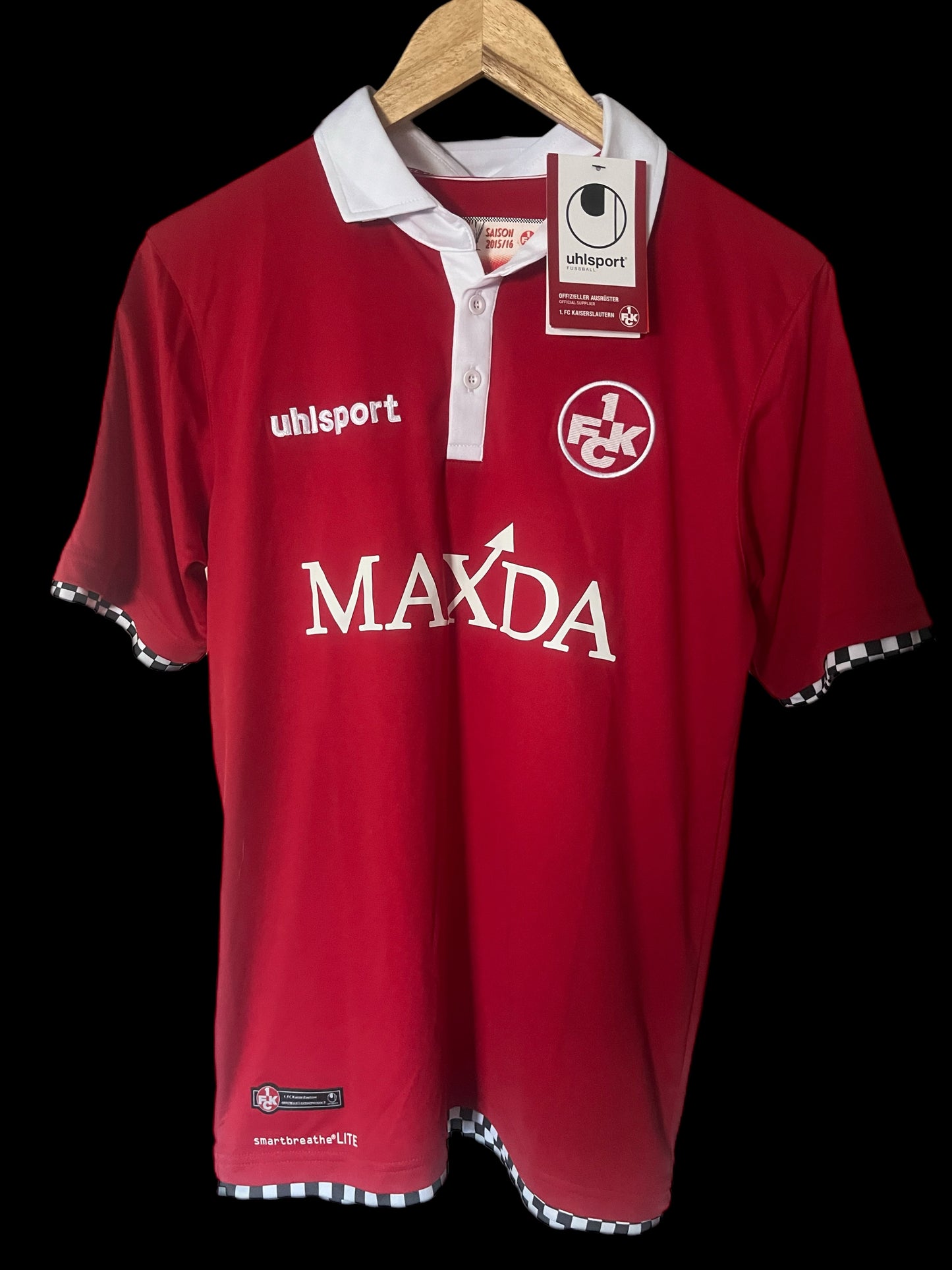 BNWT 1. FC Kaiserslautern 2015/2016 Home Football Shirt Small
