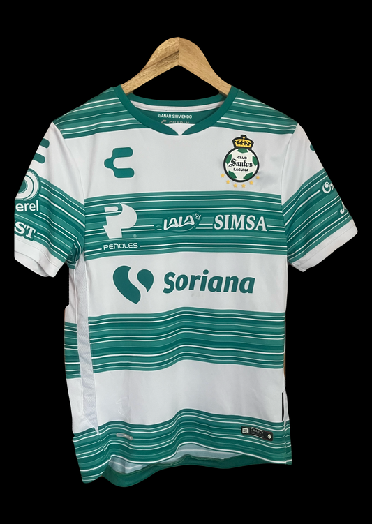 Santos Laguna 2020/2021 Home Football Shirt Small
